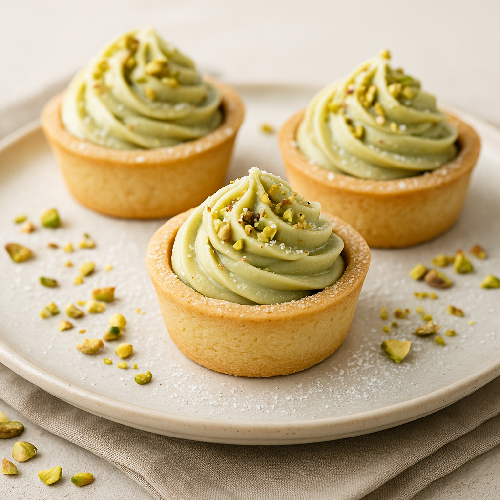 Pistachio Dream Tartlets with Pistachio Spread Cream 25%