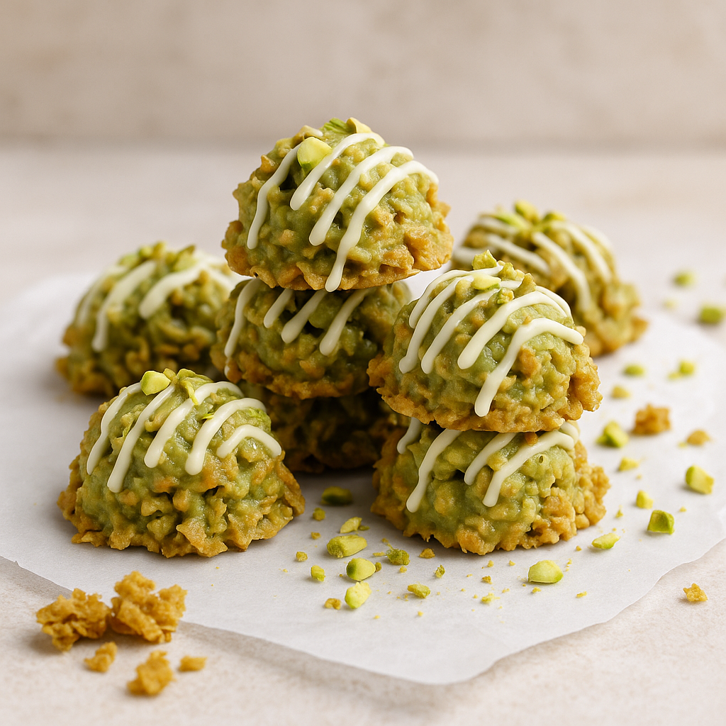 Pistachio & Feuilletine Crunch Clusters