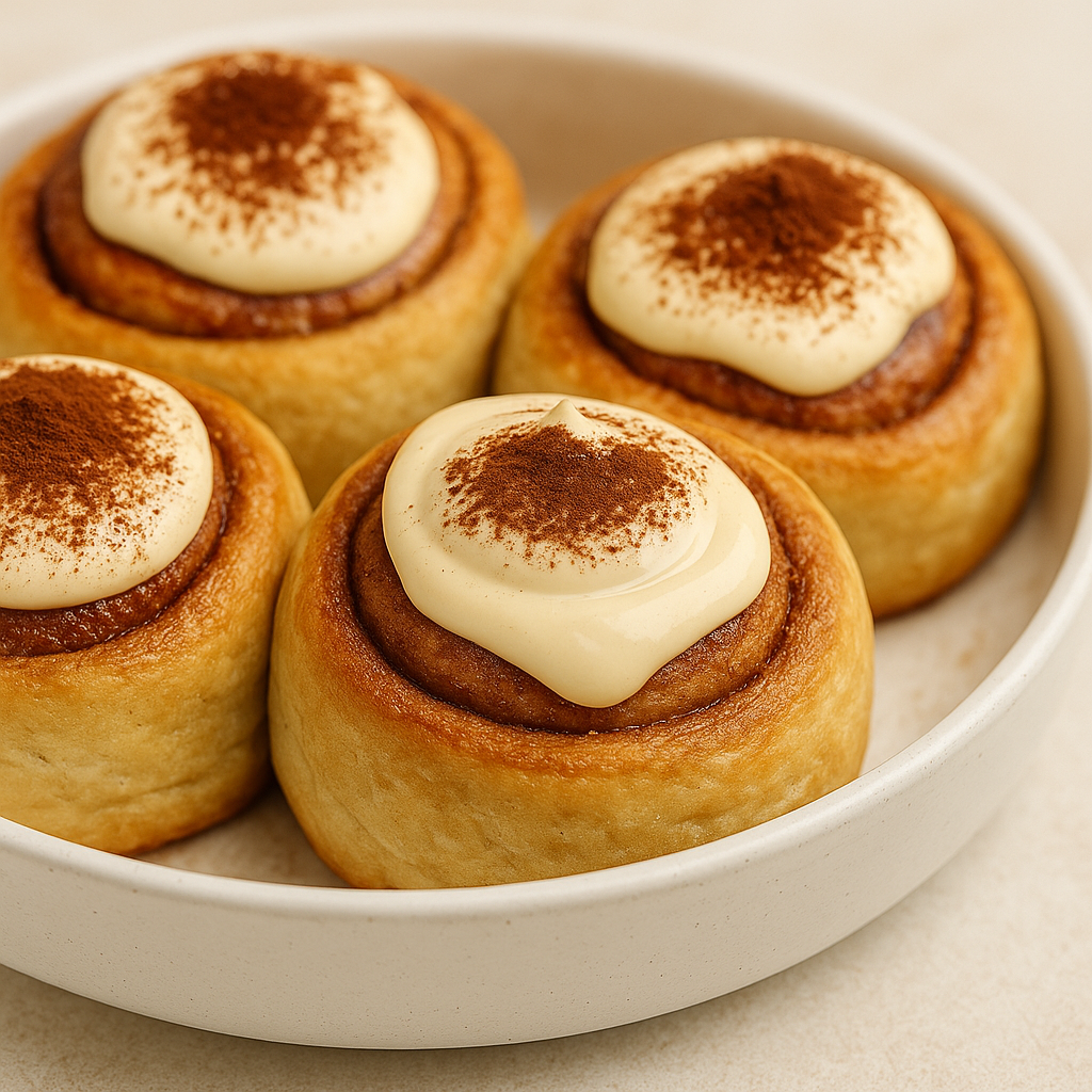 Tiramisu Morning Rolls with Tiramisu Spread Cream